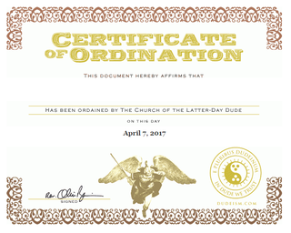 Illustration for article titled Anyone need to get married? I'm now a Reverend...